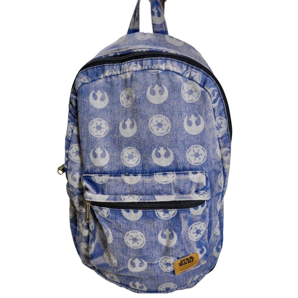 Loungefly x Star Wars Rebel Alliance & Galactic Empire Denim Backpack